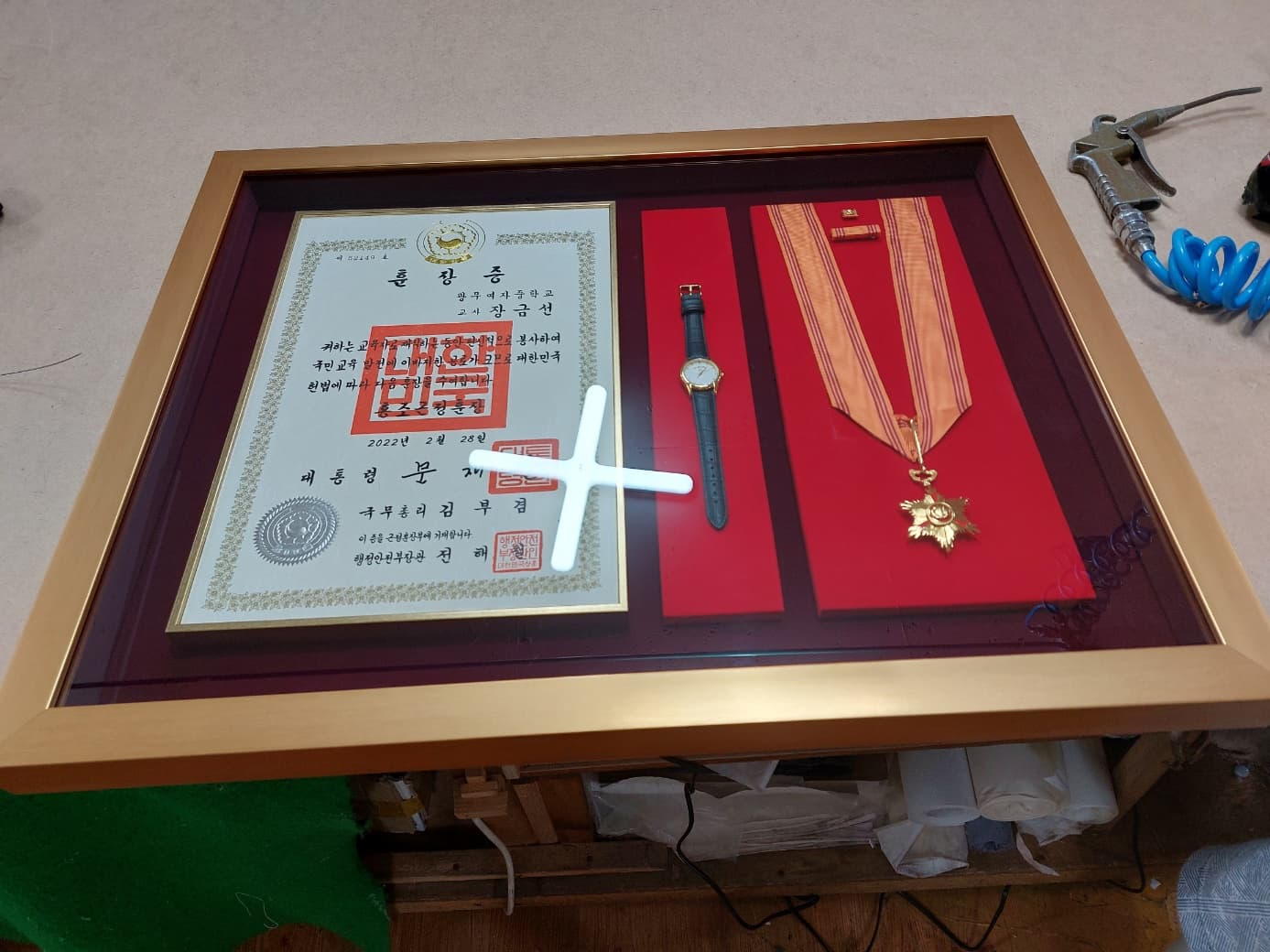 부산 아리랑액자 맞춤 주문 제작 포트폴리오 사례 3